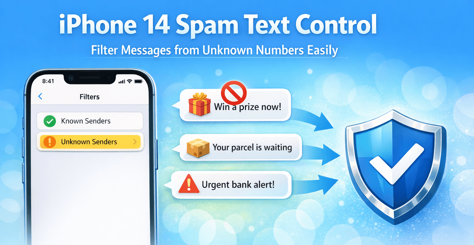 iPhone 14 Spam SMS Filter
